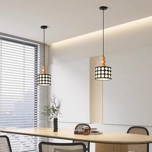 复古厅床头小948吊灯波风南洋日式 设计师卧室衣帽间点吊餐 新中式