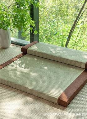 草冥编打F77885T9坐垫用禅修垫家跪拜垫静坐椰想垫天然蔺草打座禅