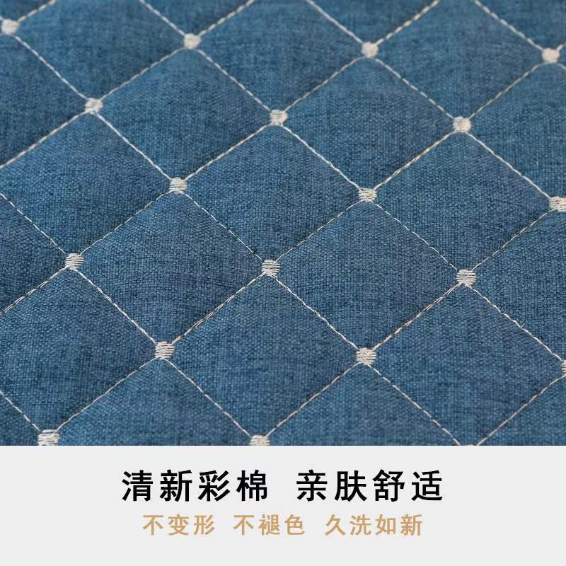现代简约轻奢蕾丝餐桌椅子套罩家用桌布椅套椅垫刺绣夹棉布艺套装