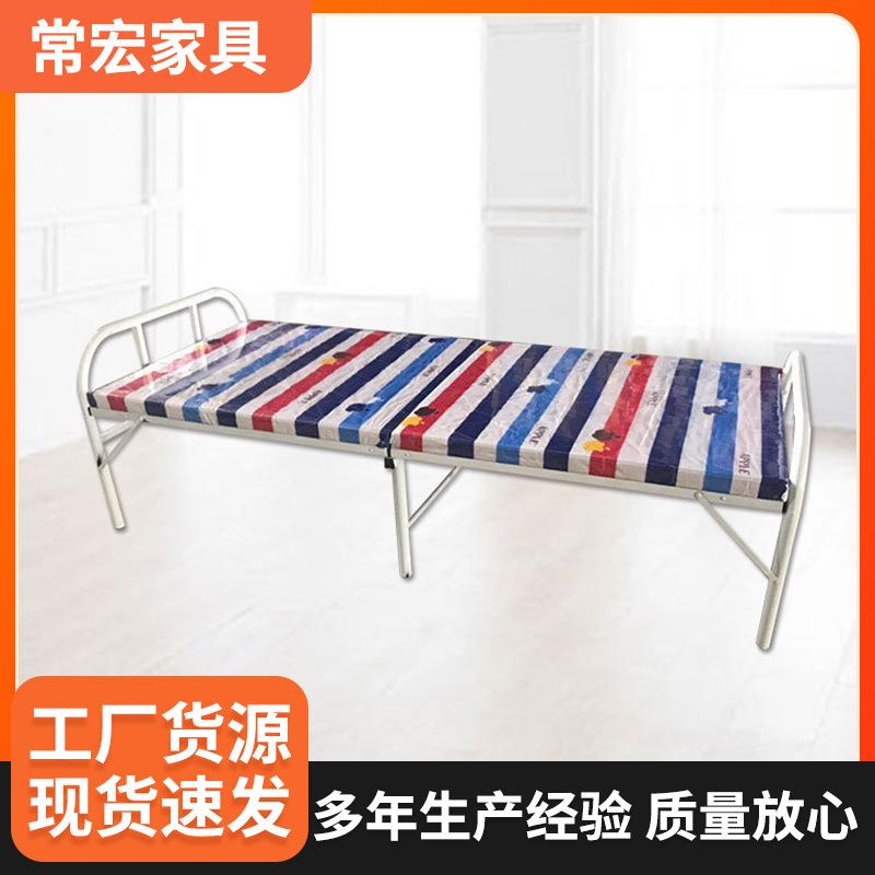 厂家加固厚板木板折叠床收纳简易办公室午睡午休单人折叠床