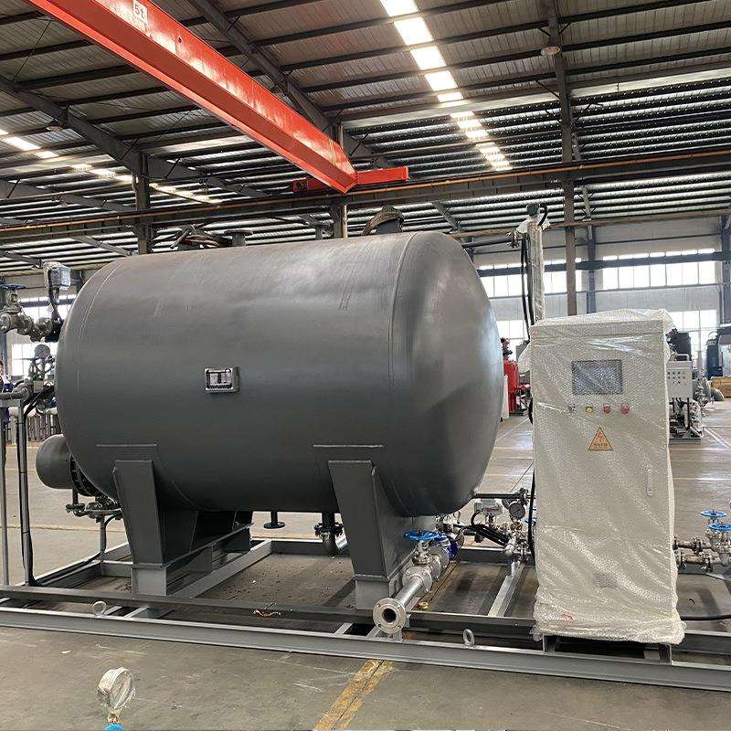 质保两年HRV型立式卧式浮动盘管换热设备导流型半容积式换热机组