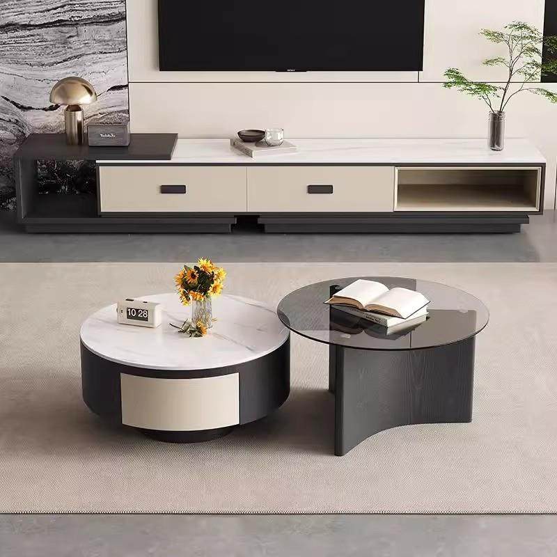 岩板高级圆形茶几组合意式简约现代小户型奶油客厅家用电视柜轻奢,玩具/童车/益智/积木/模型,毛绒/玩偶/公仔/布艺类玩具,淘宝优惠券,粉丝福利购,淘宝优惠卷