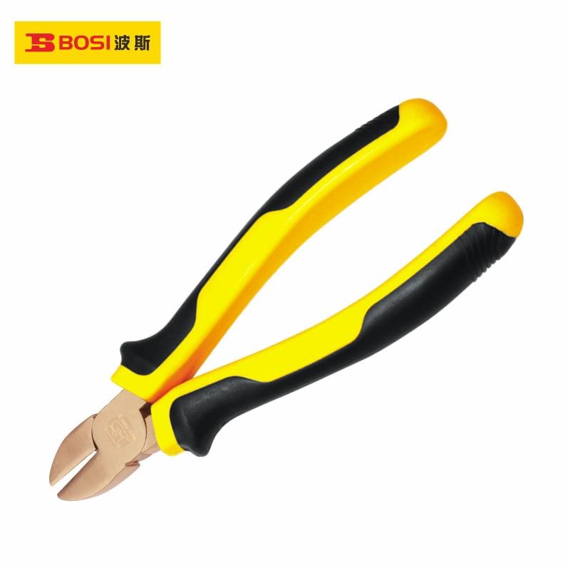 波斯防爆斜口钳6寸电工专用无火花铍铜合金斜口钳BS610023