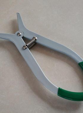 灰色大开杆口电杆毯夹电业线包作毯固定夹电齐全力带施工检修夹子