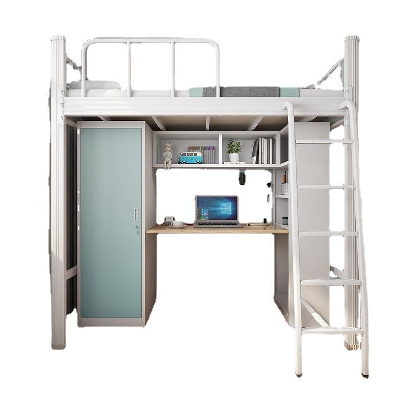 公寓组合床学生GYC-01床宿舍层铁下艺床员工多功能床上柜书桌床双