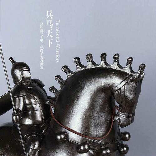 骑士马兵马俑工艺品战玄意装饰关品摆件现代简约电视CF118045柜创