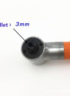 弯头气动打磨机90度气动打磨机3mm夹头橙色打磨机