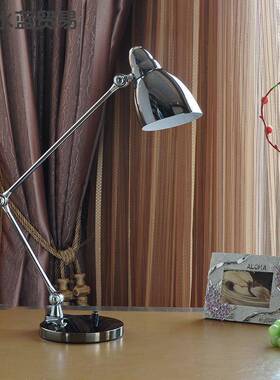 代简约长臂现折783叠le书d护头眼台灯桌学生宿舍卧室床折叠阅读灯