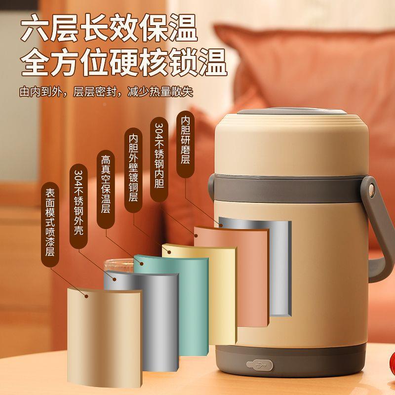 UMF国电热饭盒可插电车加德热便携上班族载超长恒2温4小时保温桶