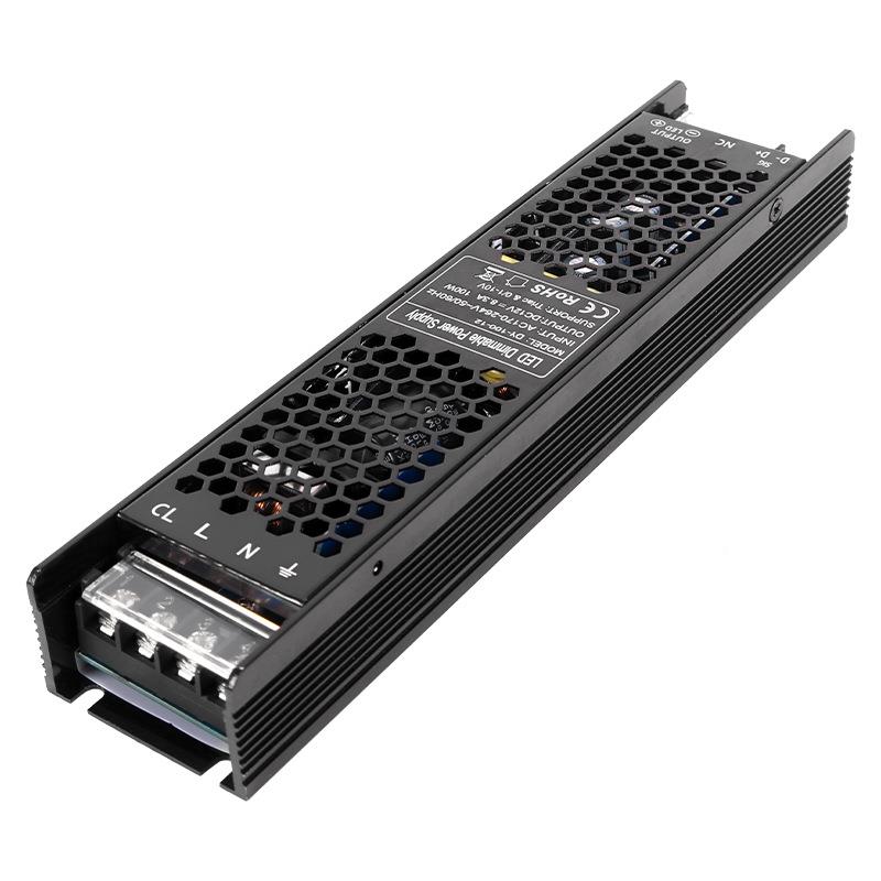 04-10v可控硅调1光开关电597源led灯条灯带箱0驱0W恒压12V2V动变