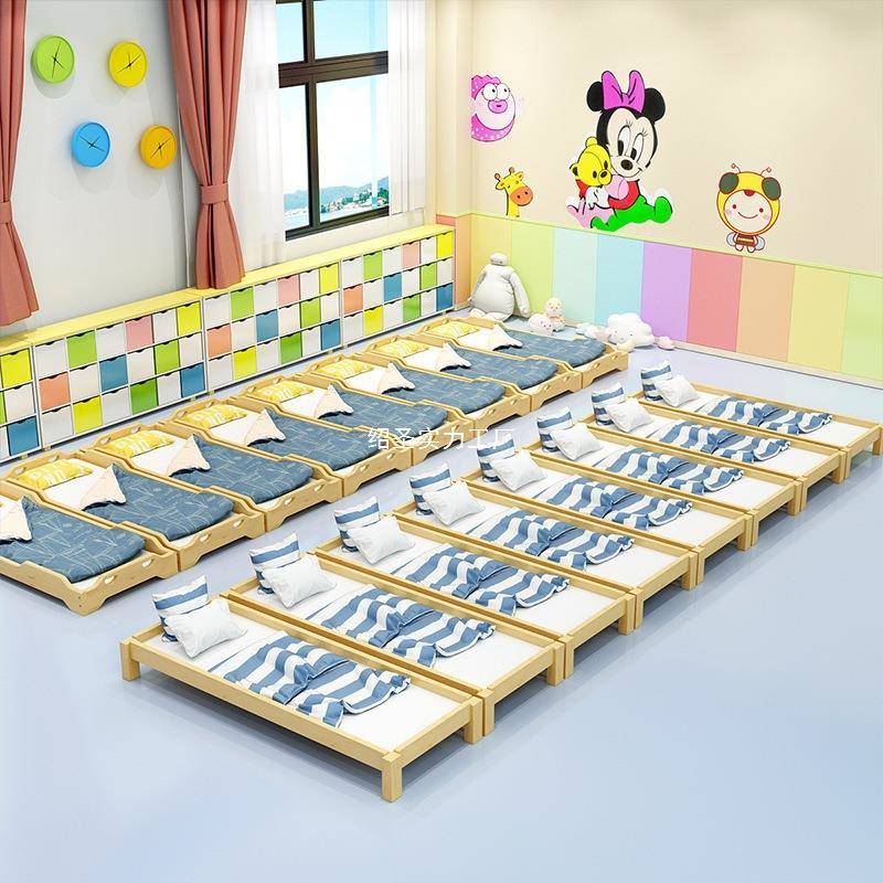 幼儿园午睡床管班床小学生睡小床儿童1幼儿园午托午床托叠叠床