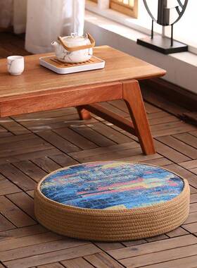 批形发日蒲团坐垫榻榻米垫子圆布阳TB652749台飘窗垫艺打坐式禅修