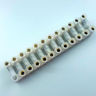 LQSVED明用X32012铜接柱接6平方线线U型贯通式针玉接线端照子排