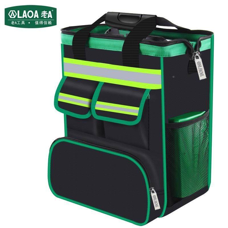 LA11901电工双肩厚MUJ工具包帆布3加小号磨耐安装维修手提收纳袋