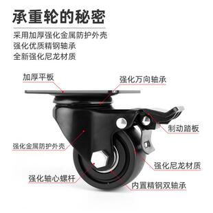 重型MQP花盆盘移动长方形托型带托盘冰箱塑料工具底座轮子底盘托