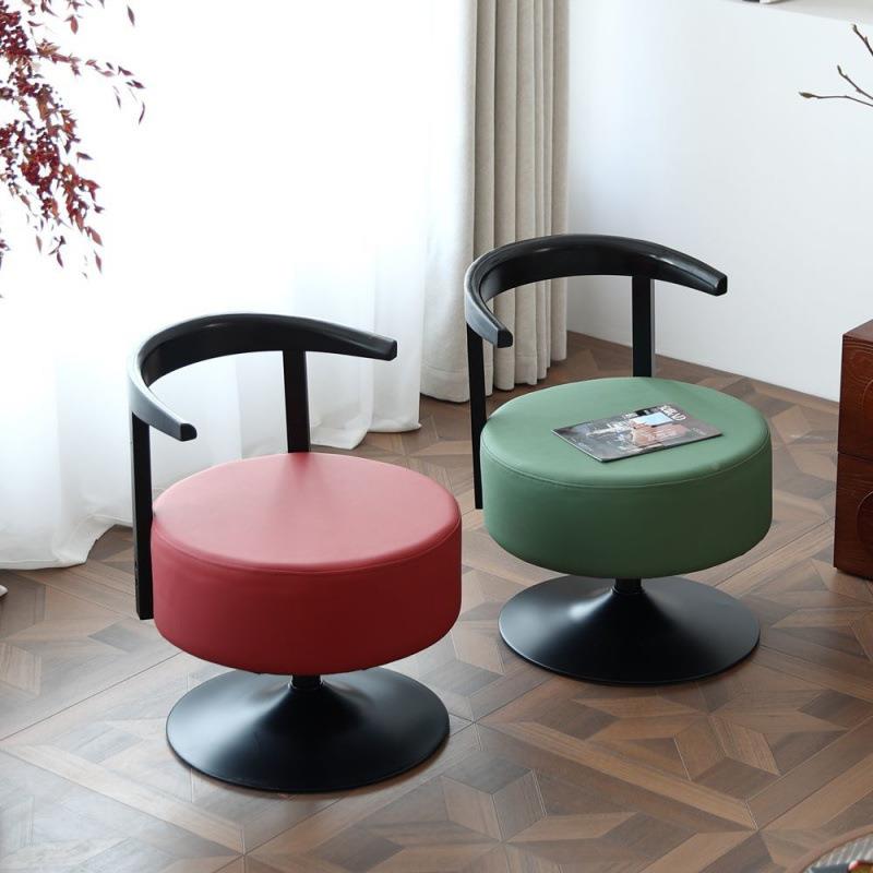 可旋单人沙15发椅厅实客木红椅子卧室阳台休闲椅网转单人沙发靠背