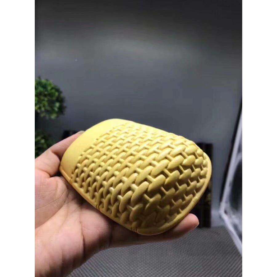 小黄杨雕叶刻木小铲居家刻小雕箕工艺品手把件HYMBJ勺茶道用具摆