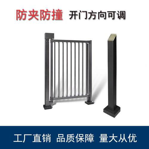 移人行门禁小区识平开门广人告门禁725机系统脸别开门机电动栅栏
