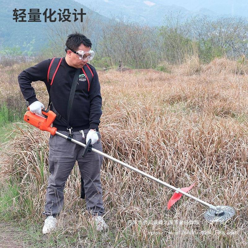 迈越电动草机48V60V72V打草机电动割草机草RTJ园林剪草割除机坪直