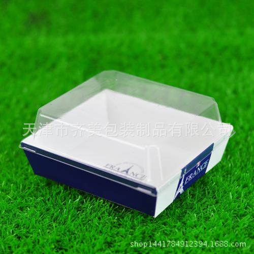 方形天正地狗盖纸三塑盒西点蛋糕盒明治WLR脏脏毛巾卷泡芙班戟包