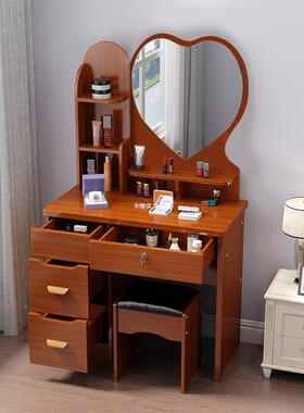 网红妆ZCK梳台济卧室迷小户型公主现代简约化妆桌经型多你功能化