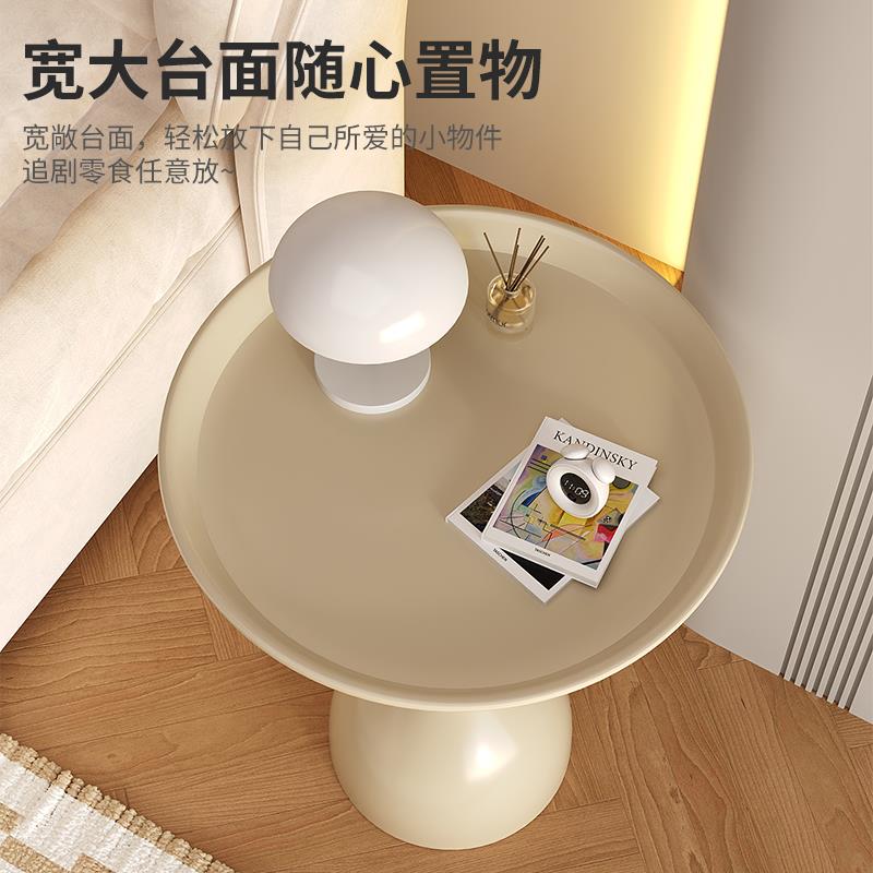 铁床艺头柜奶风边几家TOO.铁艺床用卧室简约现代创意边置物架油小