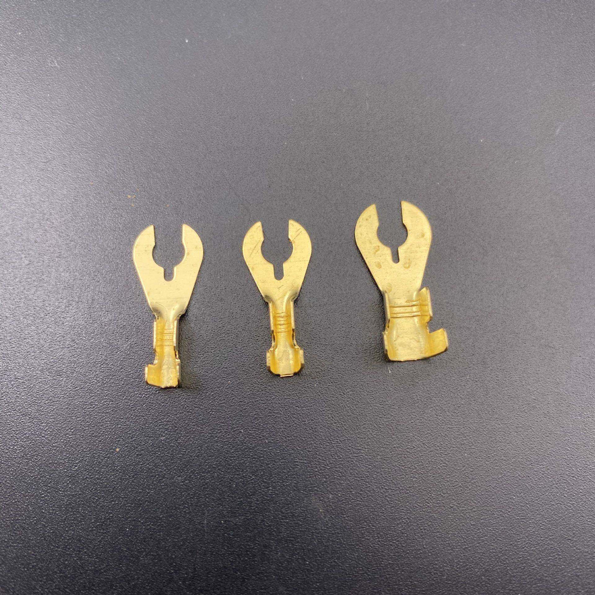 接线端DJ441-4568蟹脚型半圆螃形4B5B5C子叉形接线951片2000只