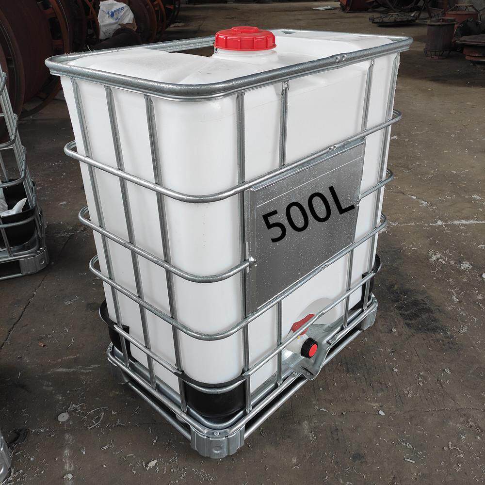 厂家直销500L吨桶500kg方形运输化工pe包装桶0.5吨IBC集装桶