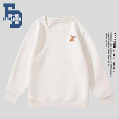 2025秋冬新款男装卫衣男女宽松落肩礼盒礼袋款休闲上衣儿童款