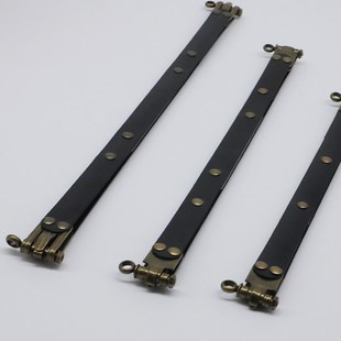 弹片口金包配件加厚双耳大弹片布艺包DIY五金配件材料 20/25/30CM