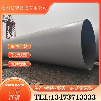 大口径螺旋钢管供排水Q235碳钢国标污水市政埋地加厚内外防腐管道