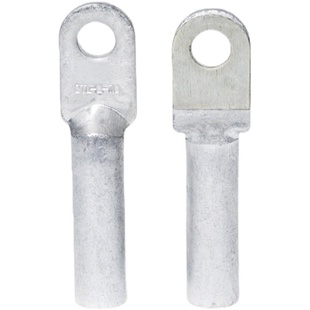 钎焊铜铝鼻国标DTLQ 123798540电缆过渡接线耳双孔钎焊铜铝线鼻子