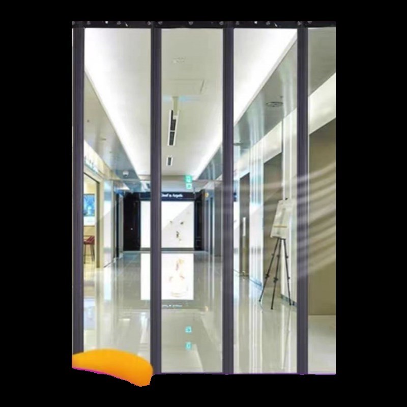 空调门帘隔断帘防冷气加厚磁吸餐厅超市皮门帘防走冷气家用楼梯口