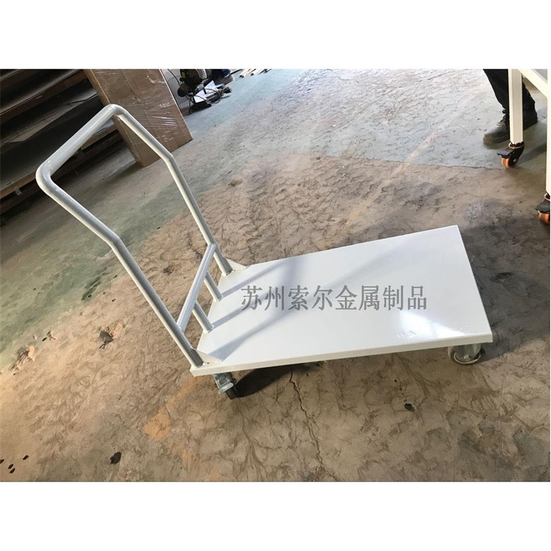平板小推车多功能工具车平板拉货车苏州钢板小车车间五金工具车