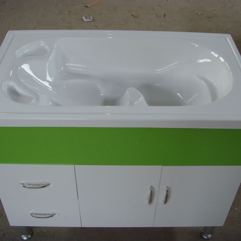 亚克力婴儿游泳池/整体带柜子/沐浴池 /洗澡盆 沐V浴盆连体洗澡盆