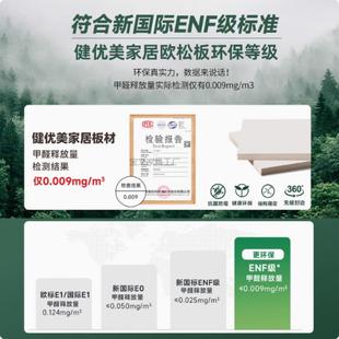 Bw1健优543E板N级实木欧美松衣柜现货免拉手F新款 现代简约卧室大