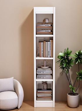 实木书架TQE现代约家用简小置物架客型厅落地转书角柜卧室简易收纳柜