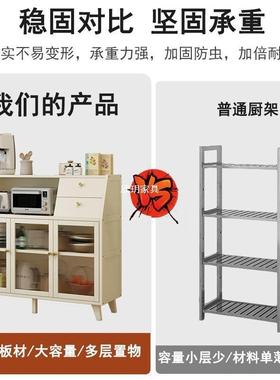 餐窄边柜子储用物简EMF易一体靠墙家柜柜厨房非实木客厅收纳小厨