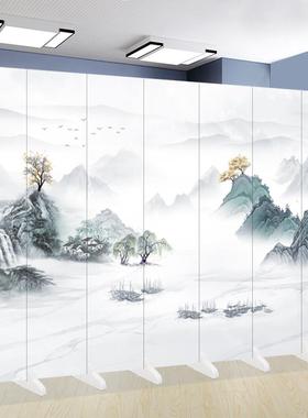 ?屏风断隔办室客厅墙中式LTX1124室遮挡酒店轻奢简约卧现代折叠公