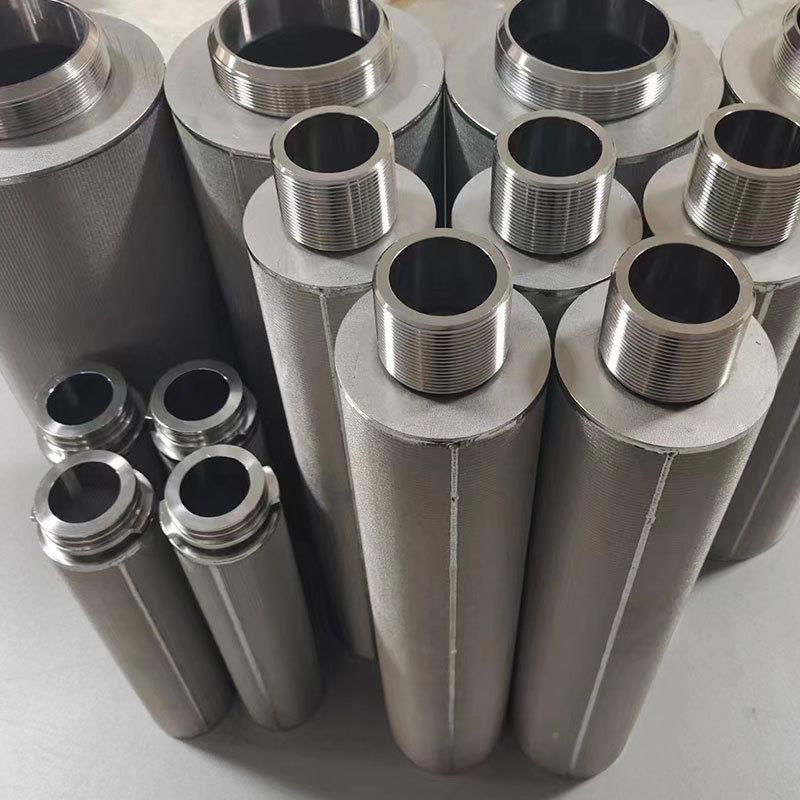 不锈钢滤业过滤器芯烧结网不多易腐蚀船舶工KOU层滤清器