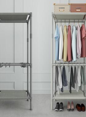 简布LHV艺衣柜网叠红多功能防尘帽衣架出租房卧室易家用收纳折挂