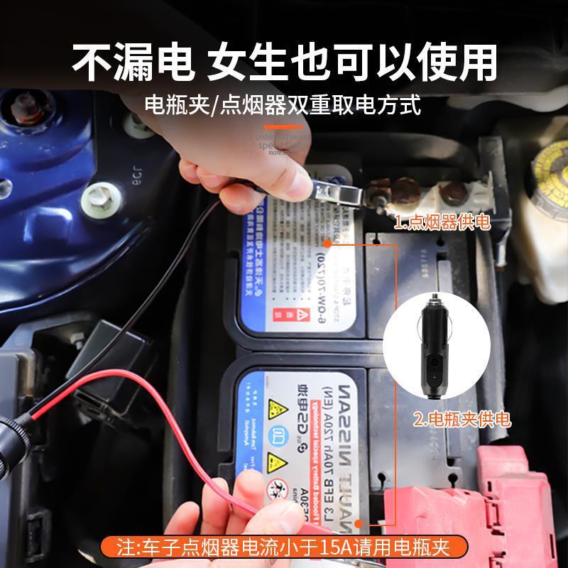 越野353车载充气泵缸便携式电动打气泵双uv小轿有车汽车用线s冲气