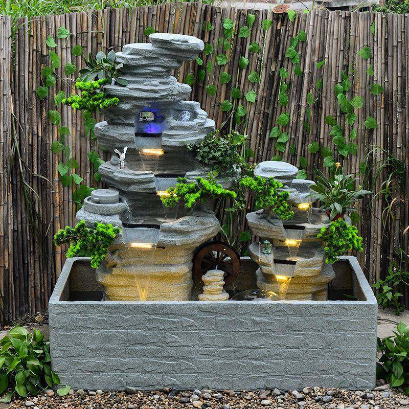 户庭院件大型假山循环外流水喷泉落地摆花园院子水系景ADG观池鱼,家居饰品,流水摆件,淘宝优惠券,粉丝福利购,淘宝优惠卷