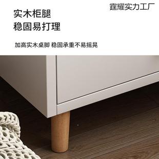 床头1床头柜柜2简约现代实木腿易储物柜小型卧室家用204新简款 床