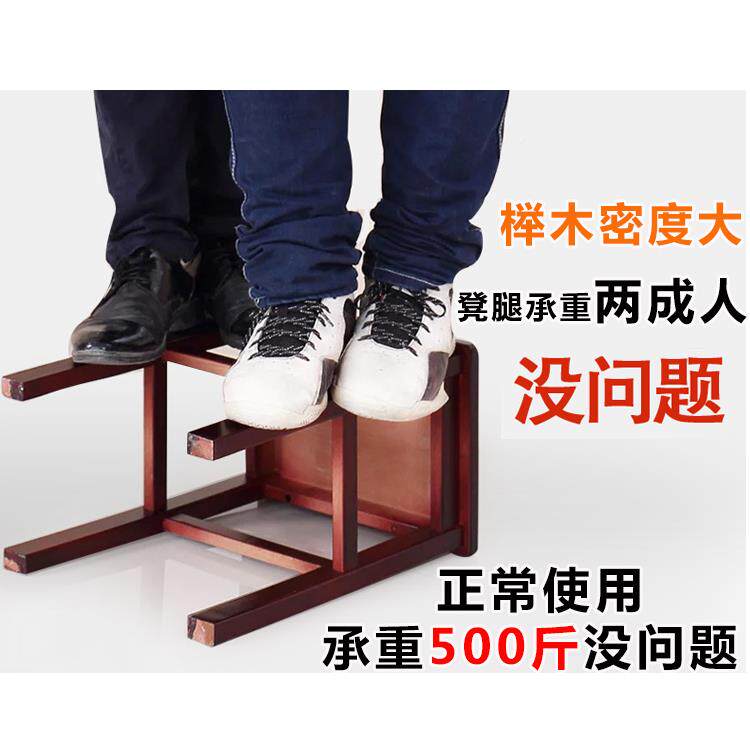 木木子实680脚餐凳长方形家用学四校高脚凳木质小方凳成凳人垫高
