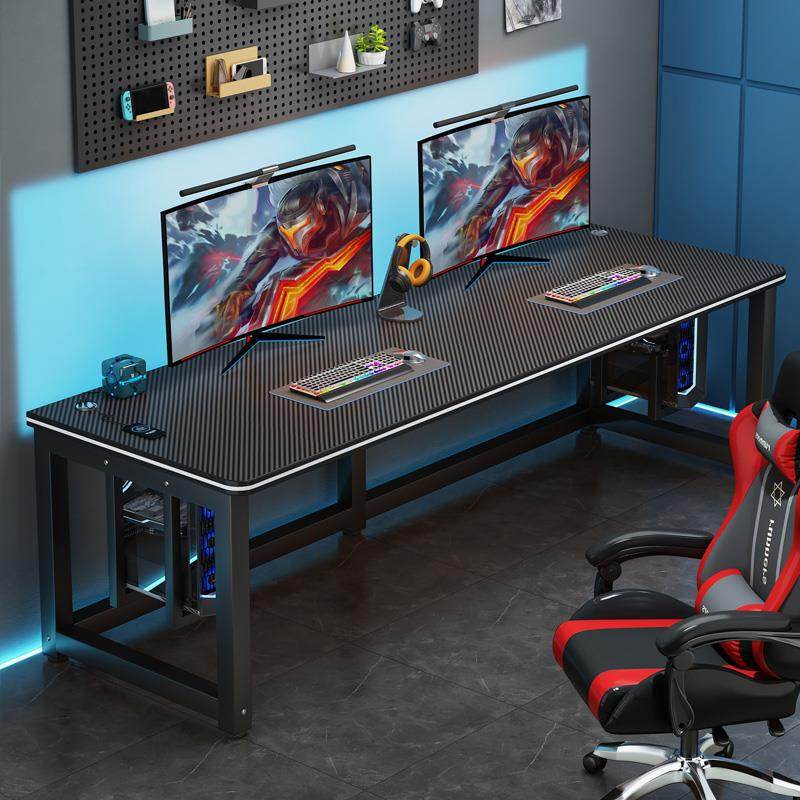 9W电脑桌台家用碳纤维竞桌组合套装电简456约椅书式桌卧室学习办