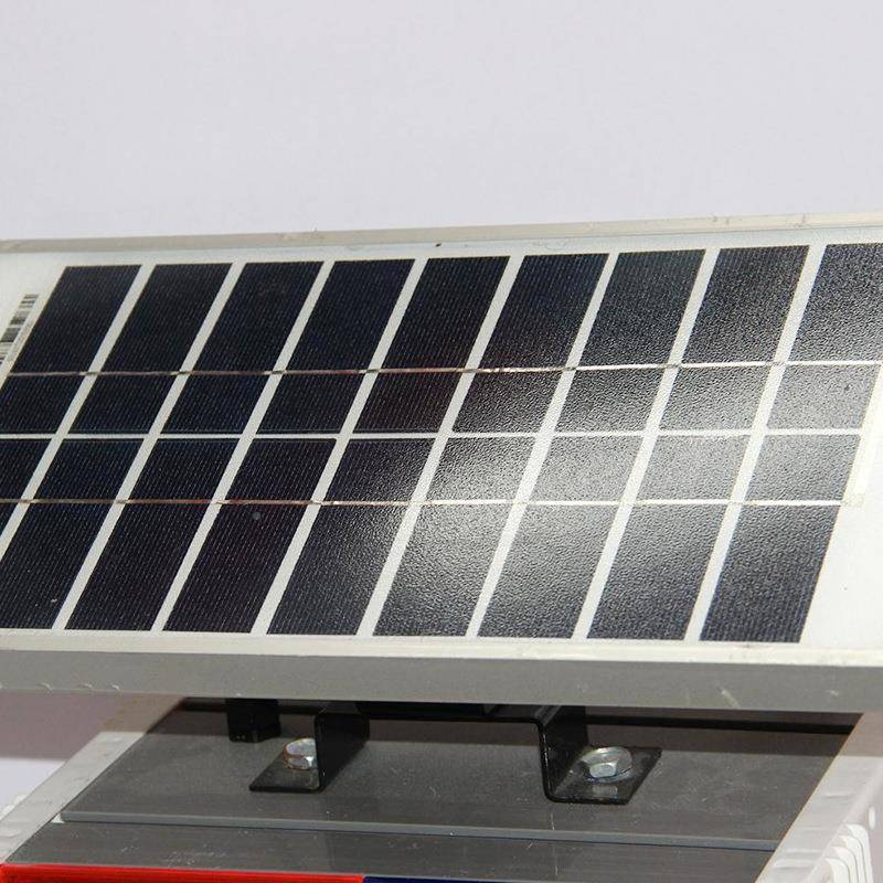 两格塑壳分体施式爆闪灯夜间交通阳设两格塑壳工公太路障频闪灯能