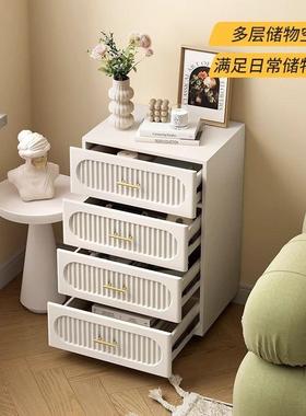 复古风斗柜可移动卧室收SOQ纳储八物斗柜现代简约客沙厅发五边抽屉柜