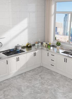 厨橱不柜用简易房0913-bmd锈家钢灶台柜厨柜一体经济型收纳储物碗柜水槽柜