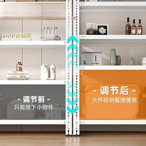 落家货4架置物架多层超市用阳台仓库展示架储物架地储收纳仓铁架